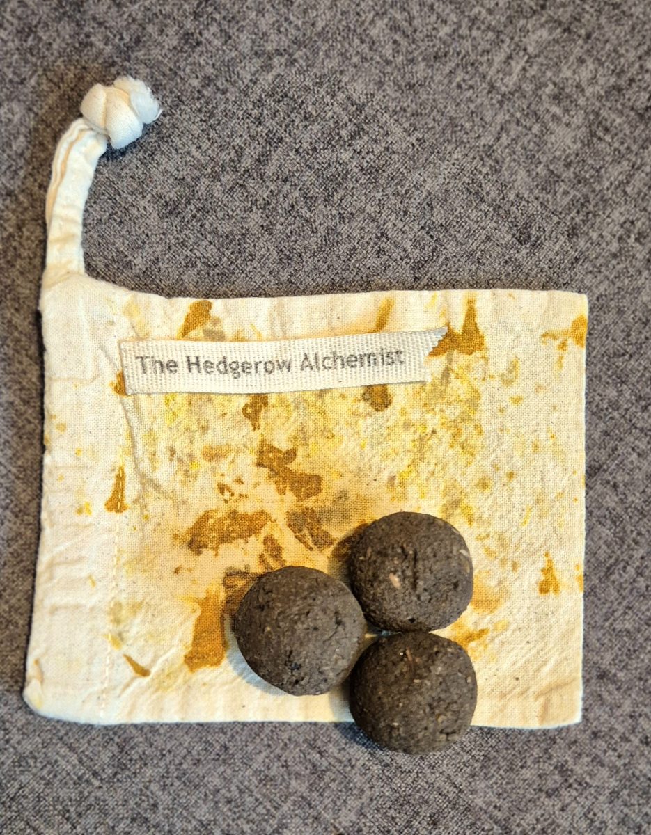 Limited Edition Sussex Seed Balls x The Hedgerow Alchemist cotton bag of 6 "Wild At Heart" wildflower seed balls (for all soils)