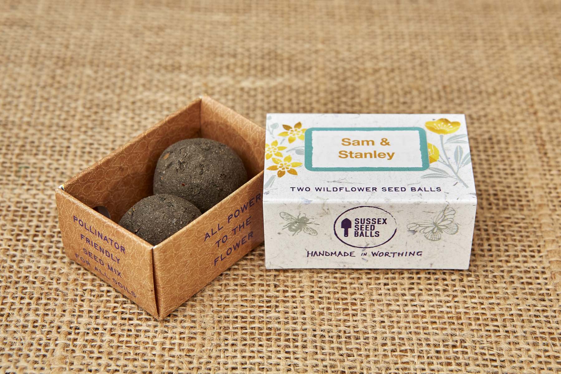 "Forget You Not" sustainable wildflower seed ball memorial favours - Image 4