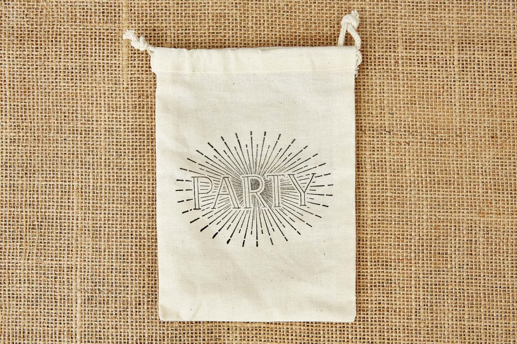 "Party Time" fill-your-own party bag