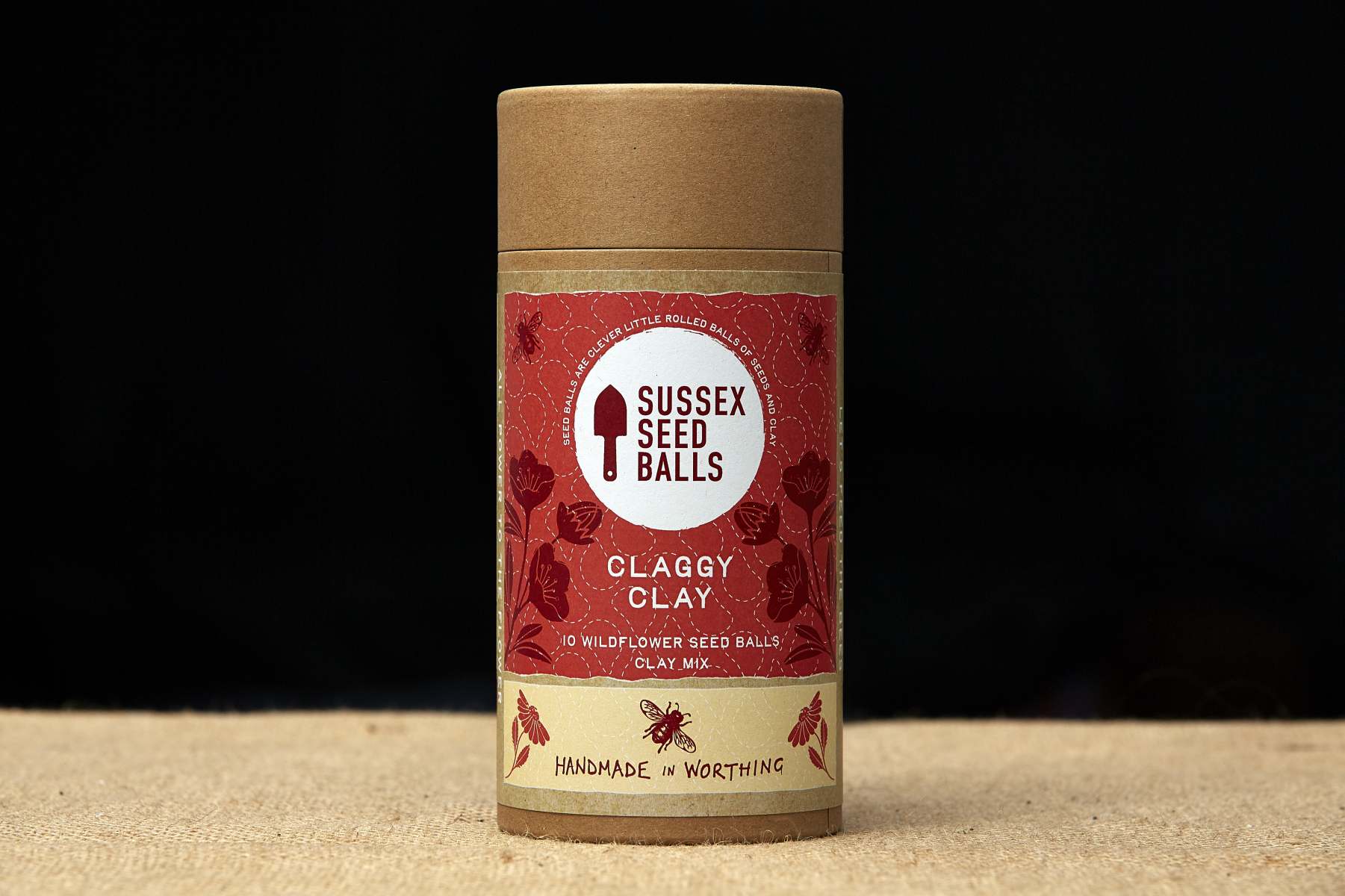 "Claggy Clay" wildflower seed ball tube (for clay soils) - Image 3