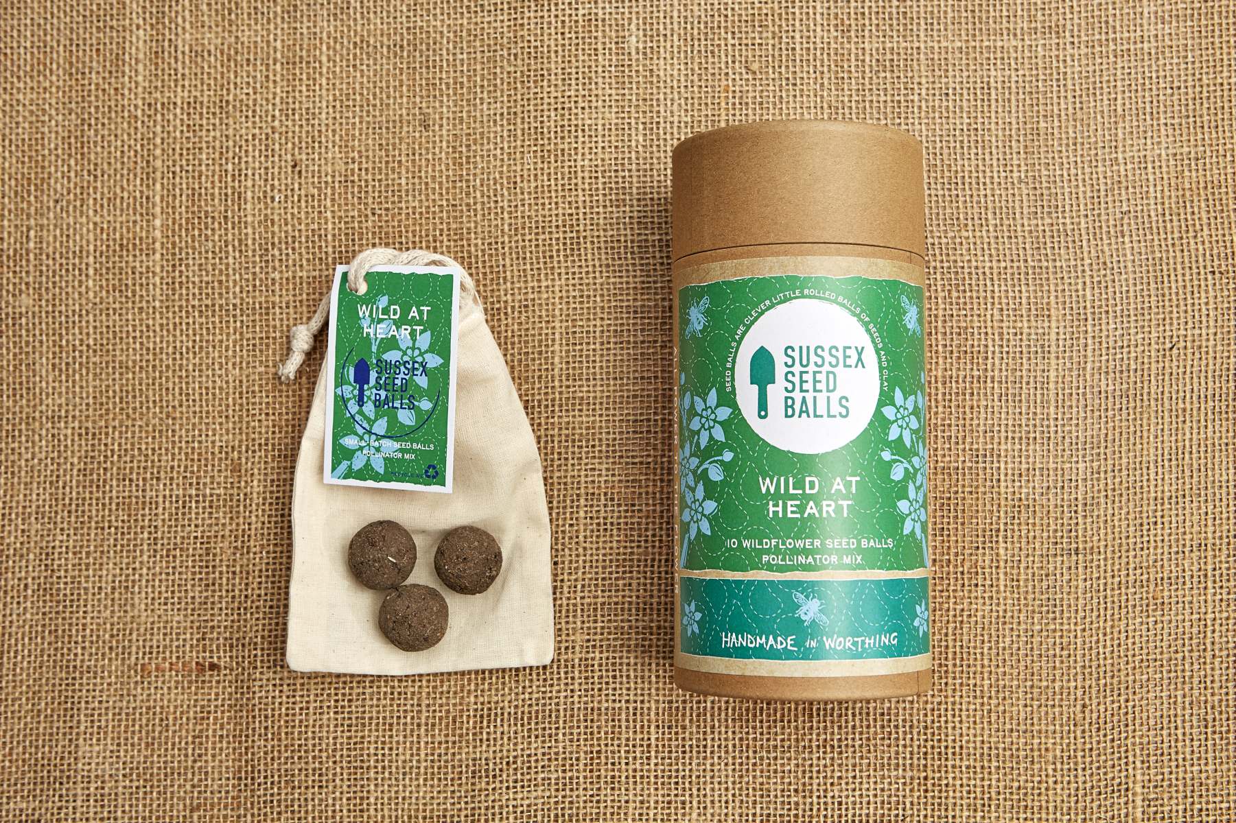 "Wild At Heart" wildflower seed ball tube (for all soils) - Image 2