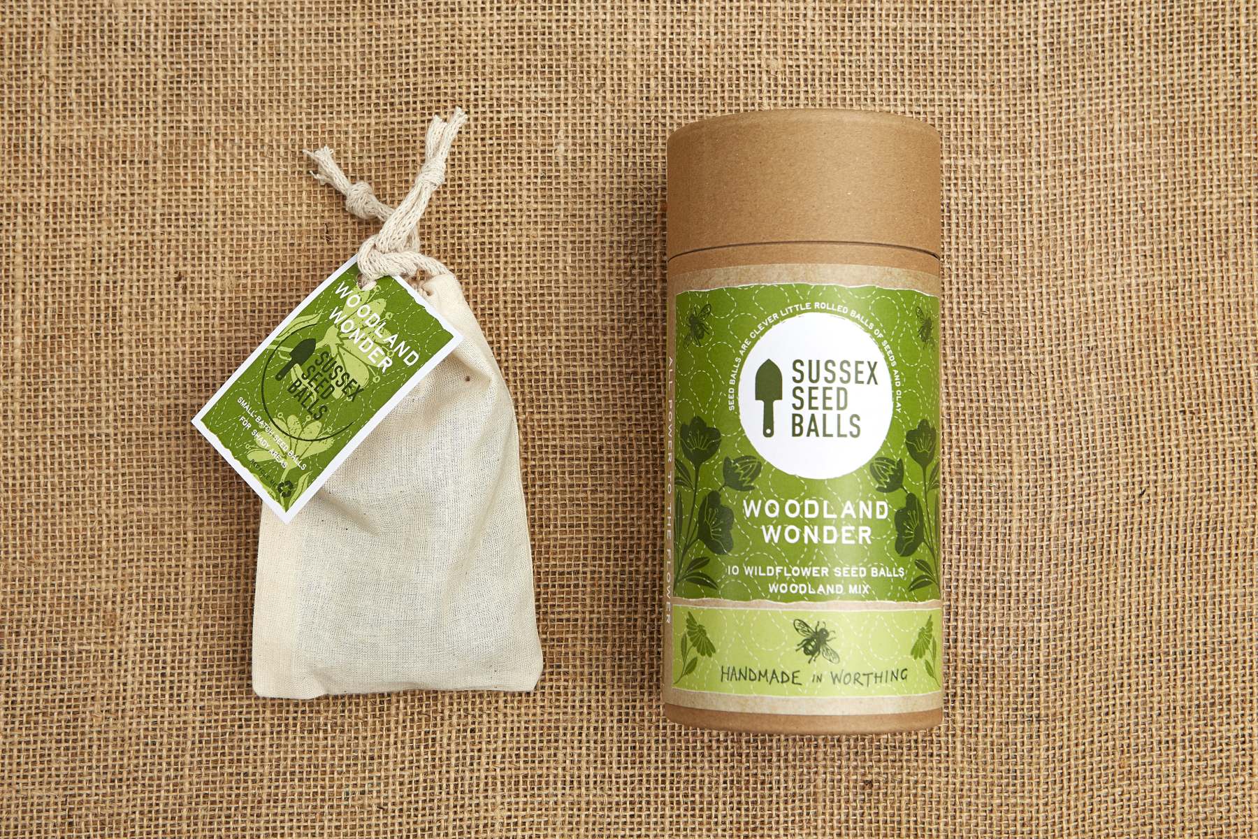 "Woodland Wonder" wildflower seed ball tube (suited to shade) - Image 4